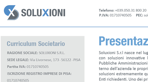 cv soluxioni