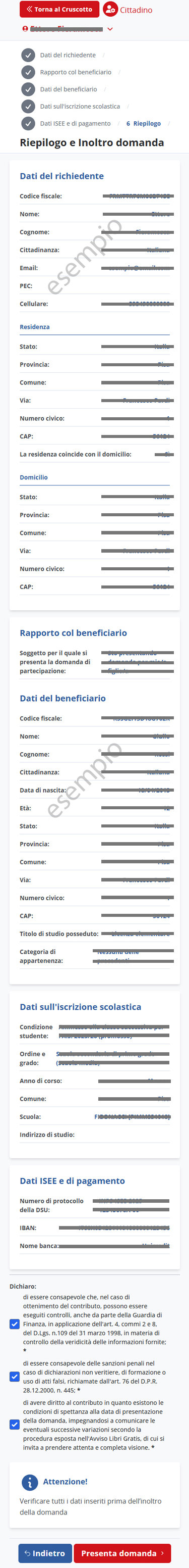 libri gratis STEP RIEPILOGO DOMANDA